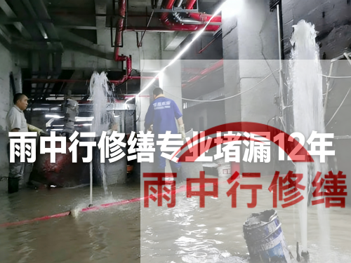 江苏某污水处理厂钢筋混凝土池堵漏案例